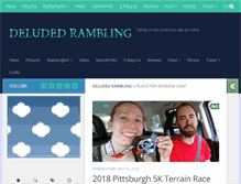Tablet Screenshot of deludedrambling.com